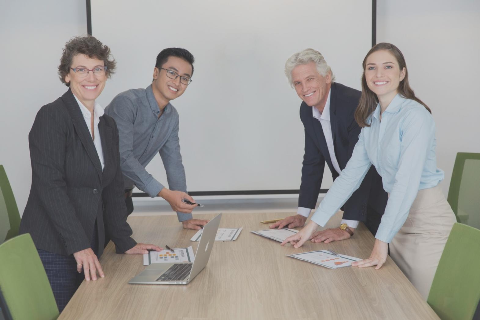 Financial charts and business analytics on computer screen